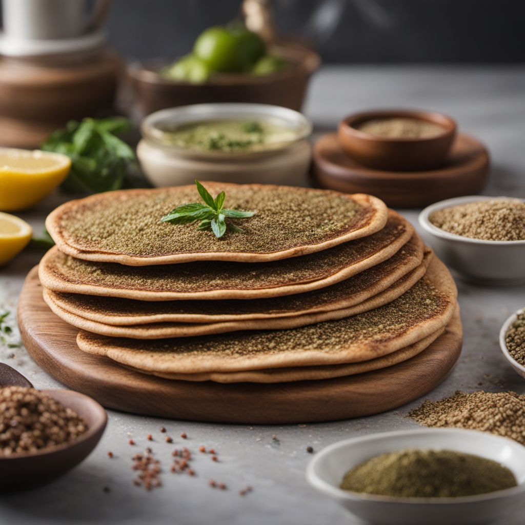 Lebanese Za'atar Flatbread