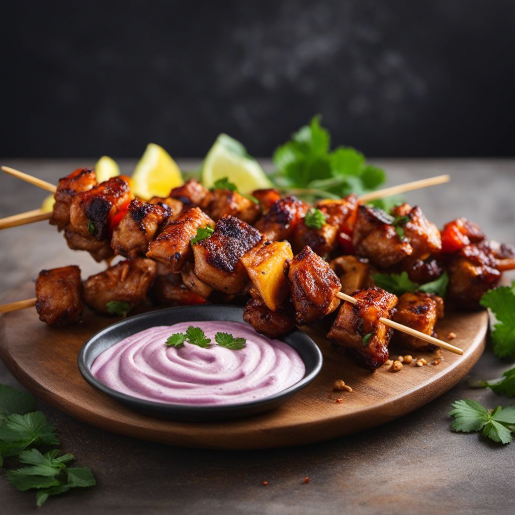 Liberian-inspired Spicy Grilled Chicken Skewers