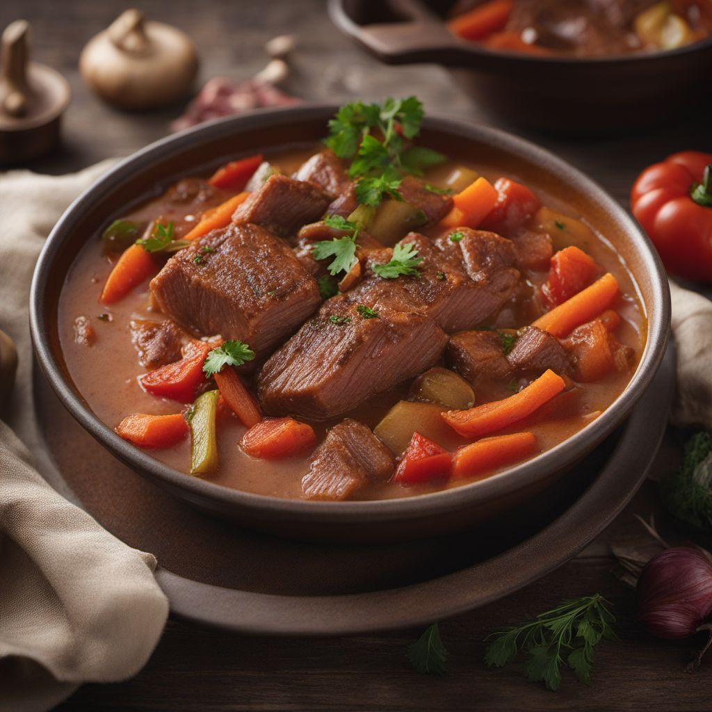 Lički Lonac - Traditional Croatian Meat and Vegetable Stew