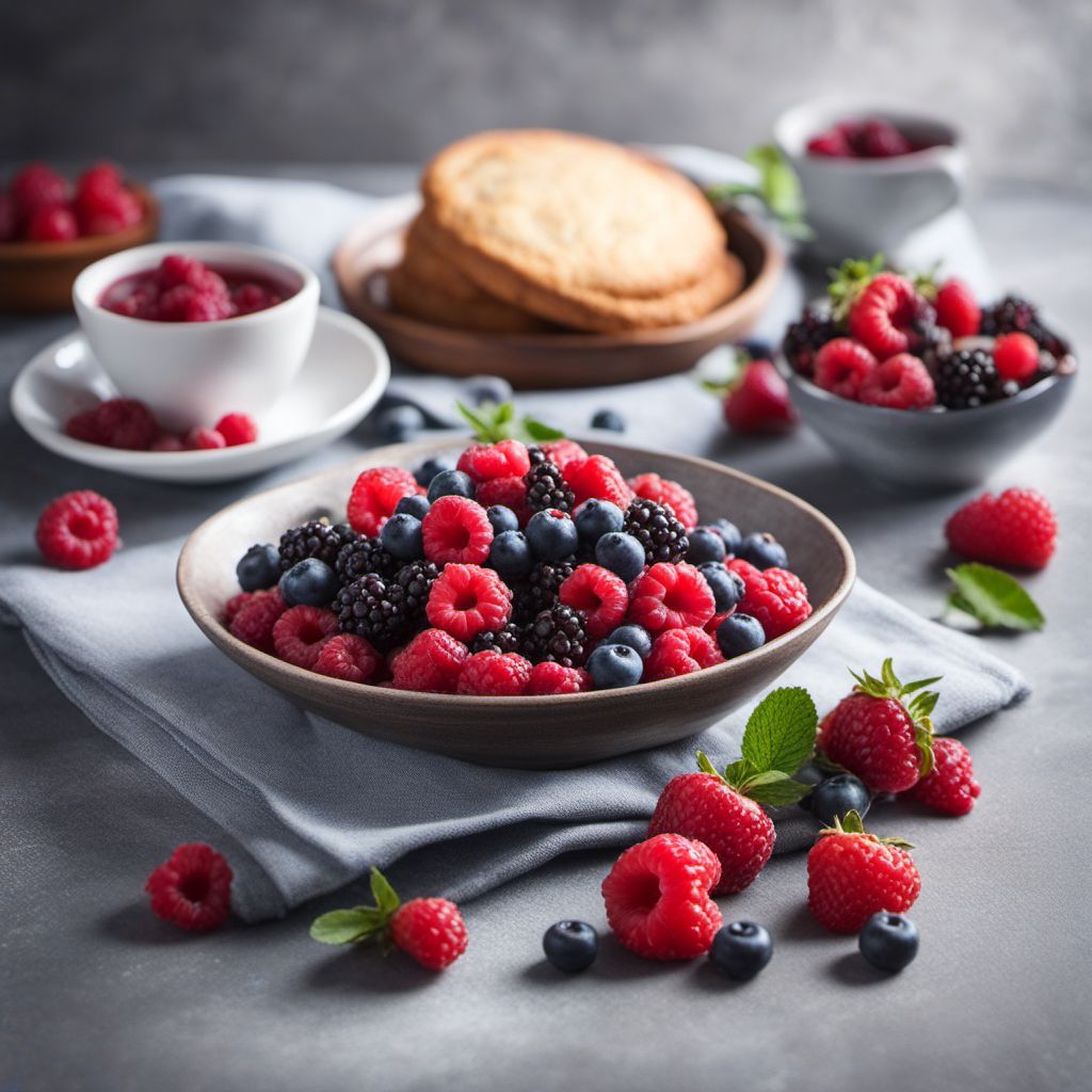 Litá Bublanina with Fresh Berries