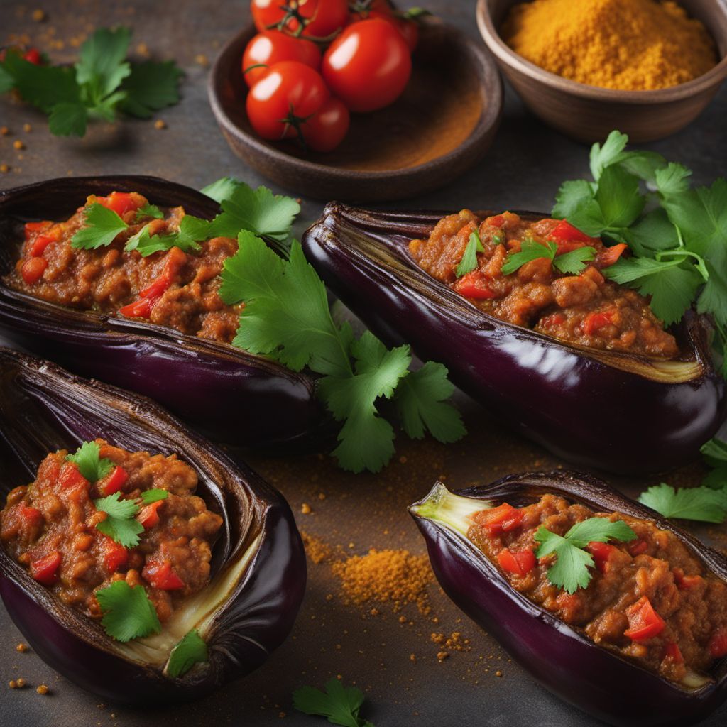 Madurese Stuffed Eggplant