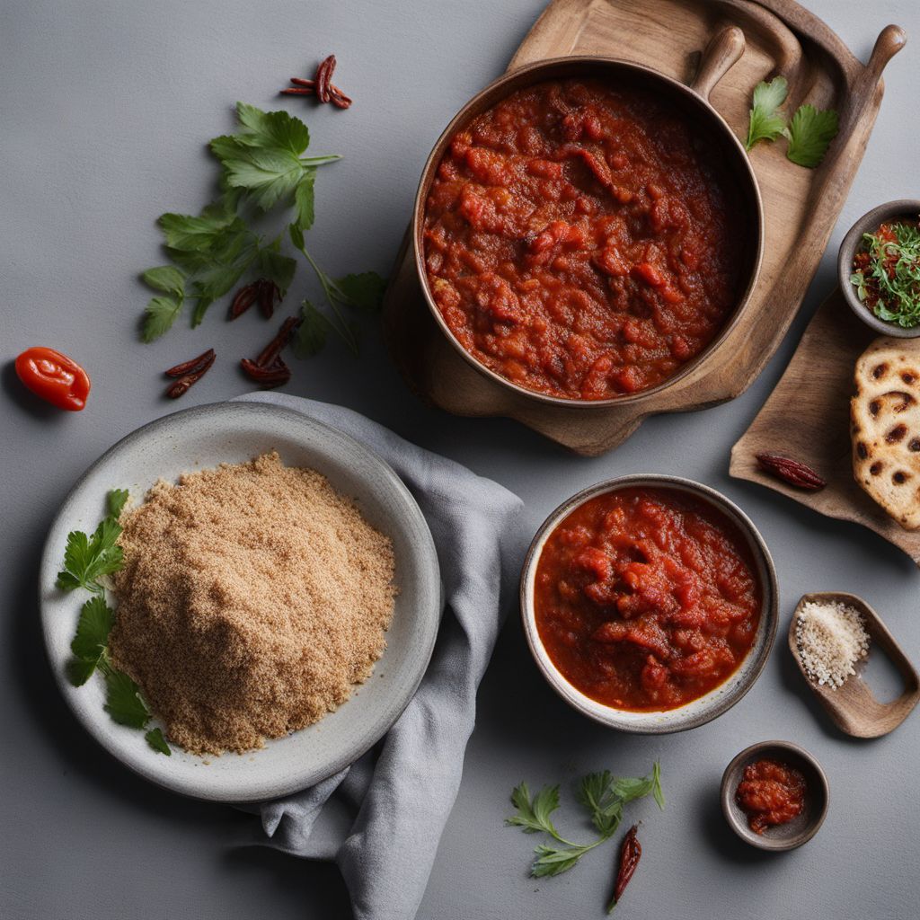 Malawach with Spiced Tomato Chutney