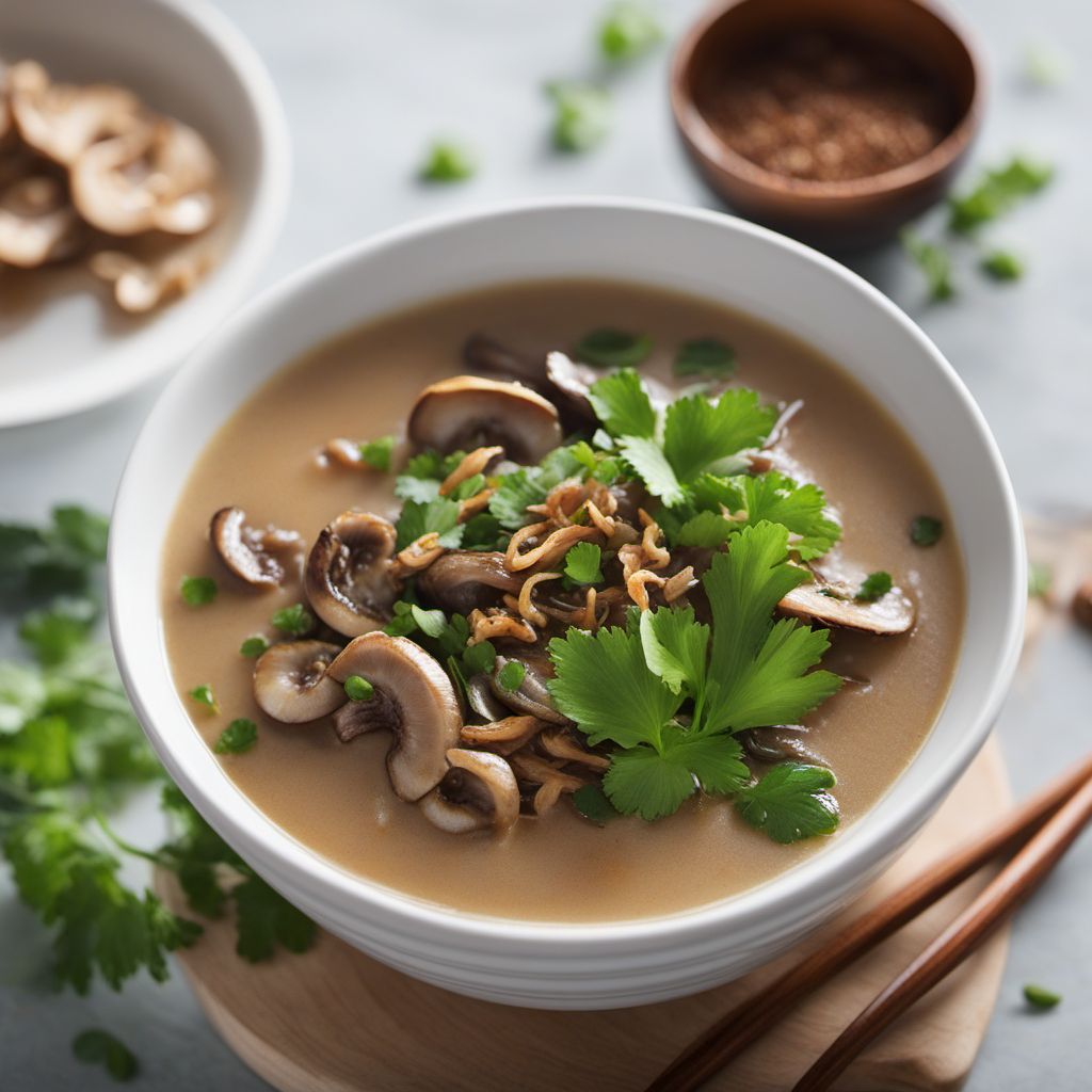 Malaysian Chinese-style Creamy Mushroom Soup