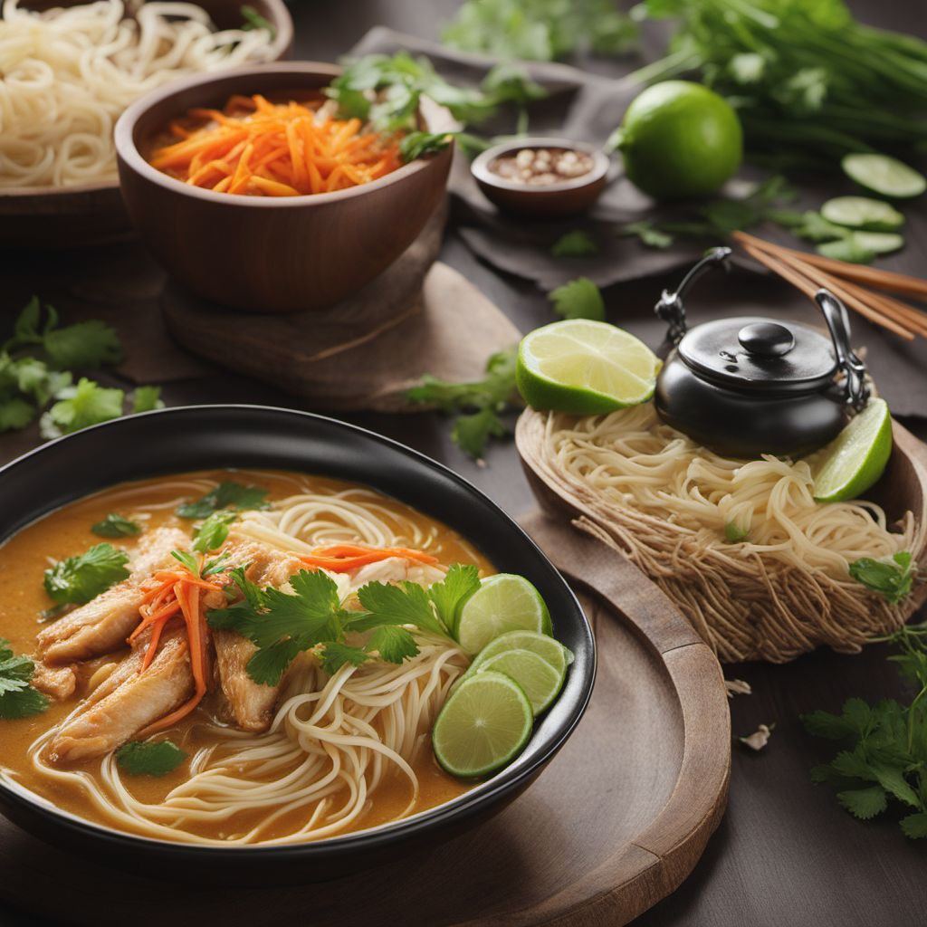 Malaysian Coconut Curry Noodle Soup