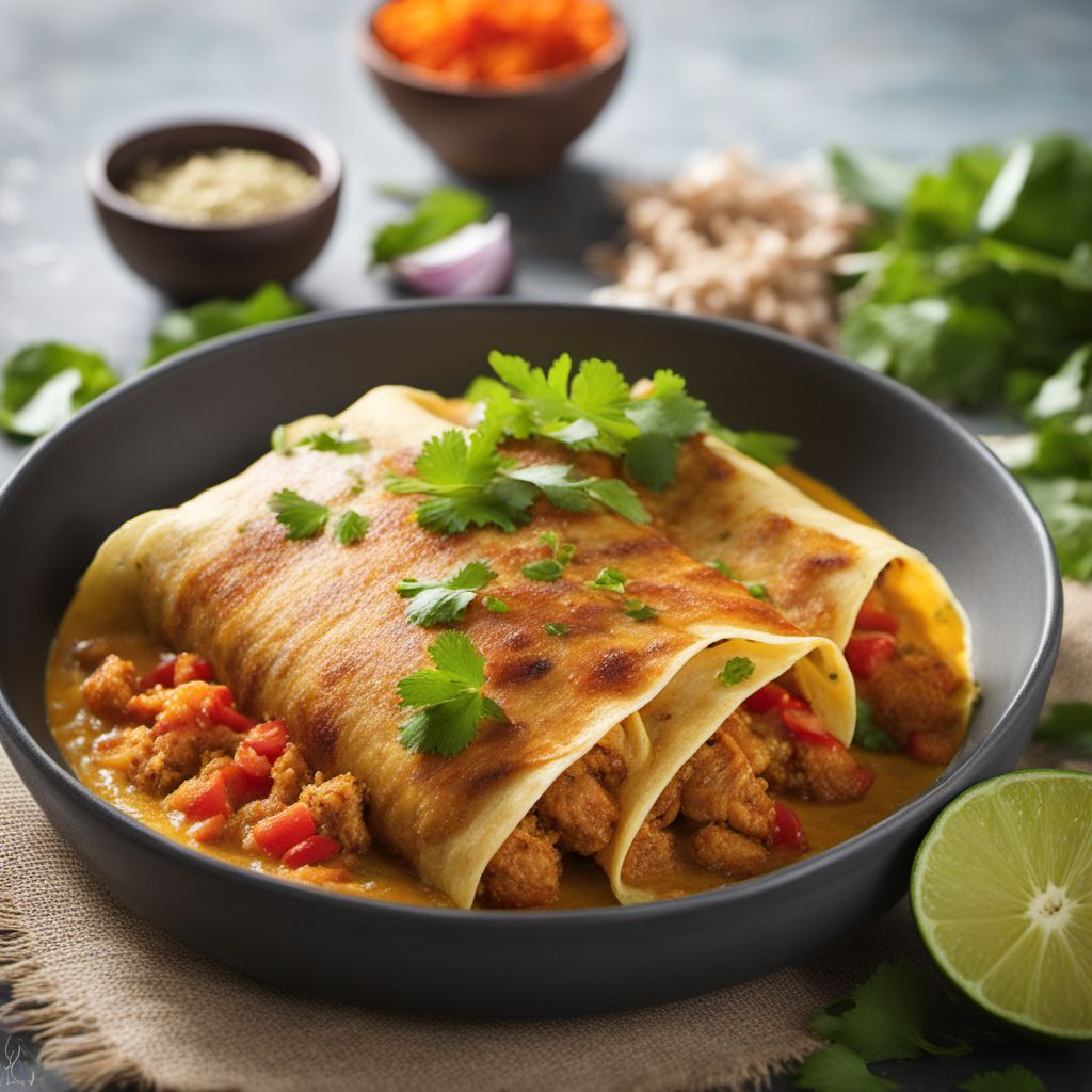 Maldivian-style Coconut Enchiladas