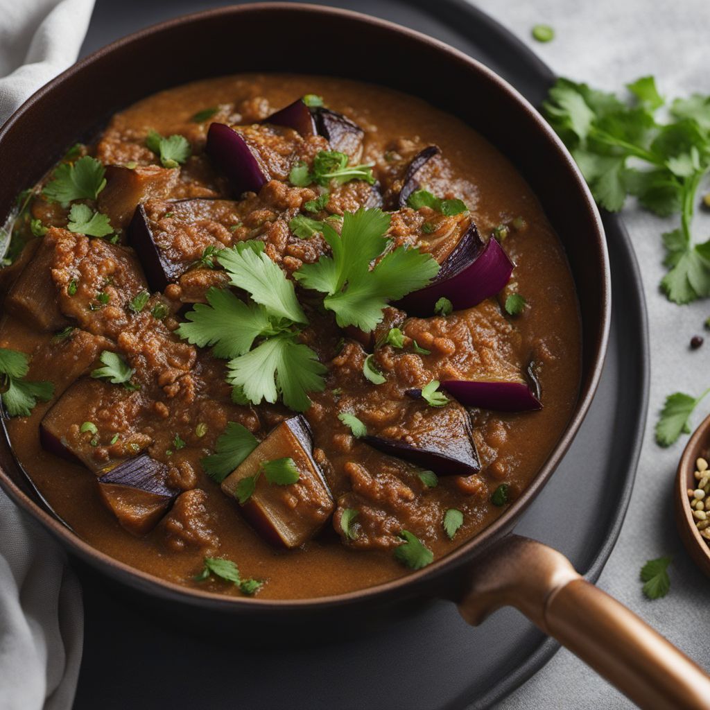 Manchu-style Eggplant with Creamy Sauce