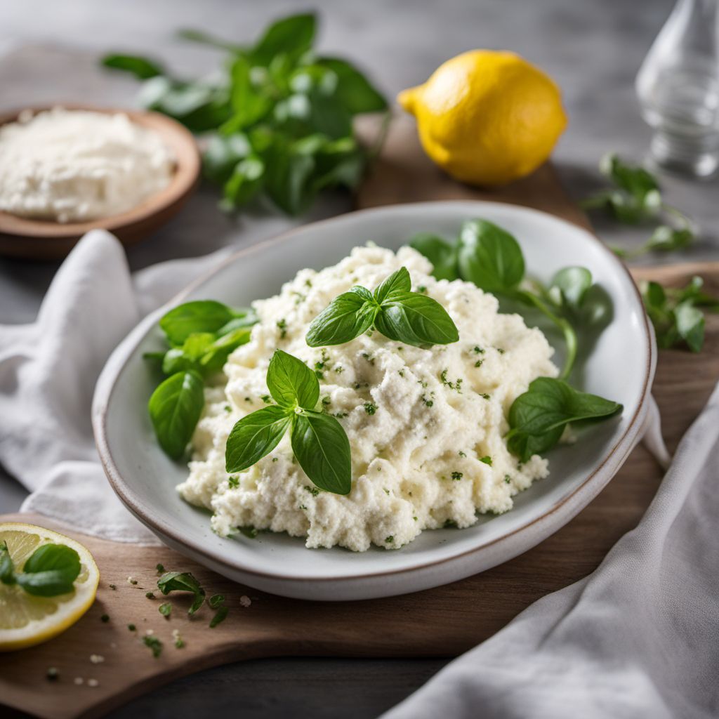 Manfredi con la ricotta alla Toscana