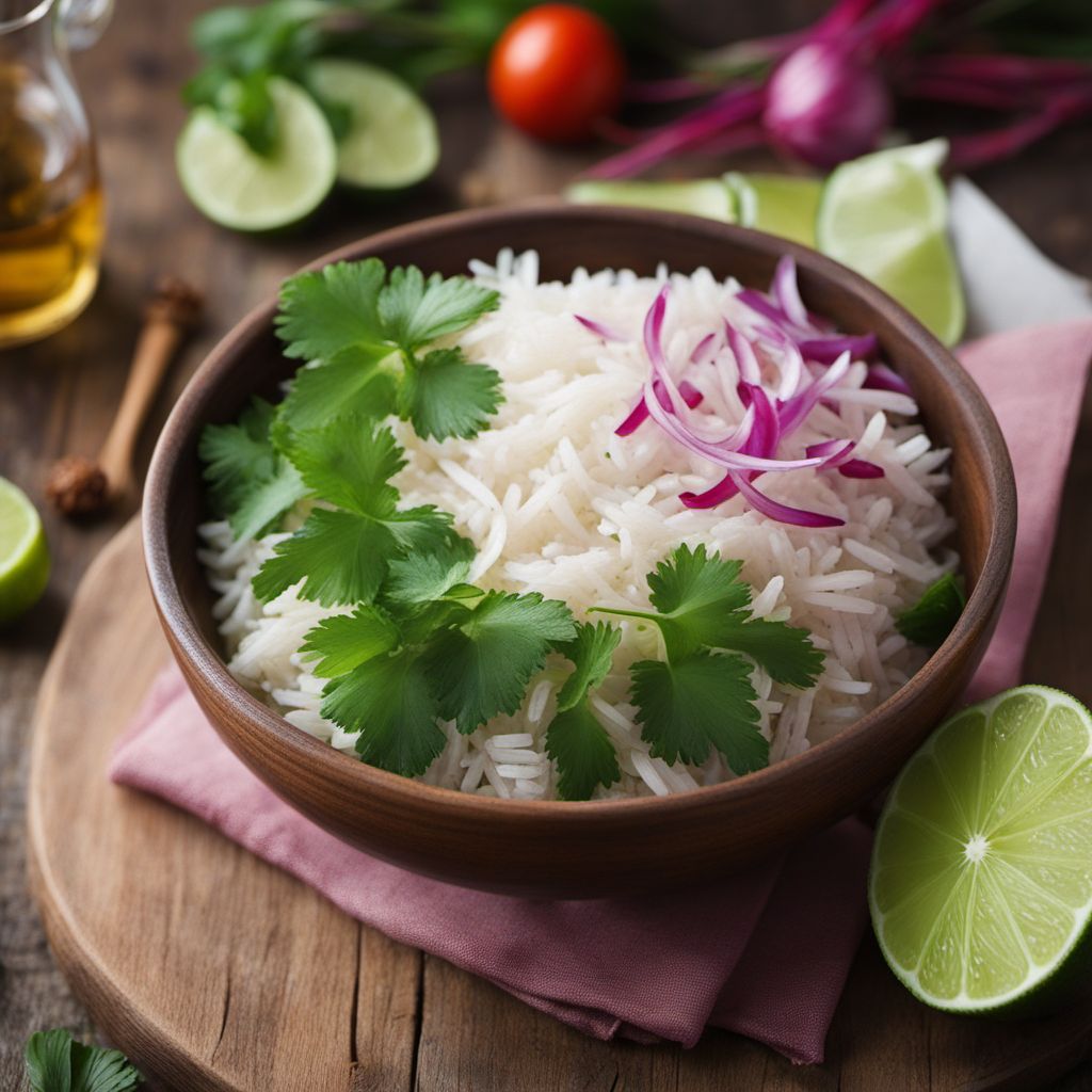 Mariana Islands-inspired Buticha with Coconut Rice