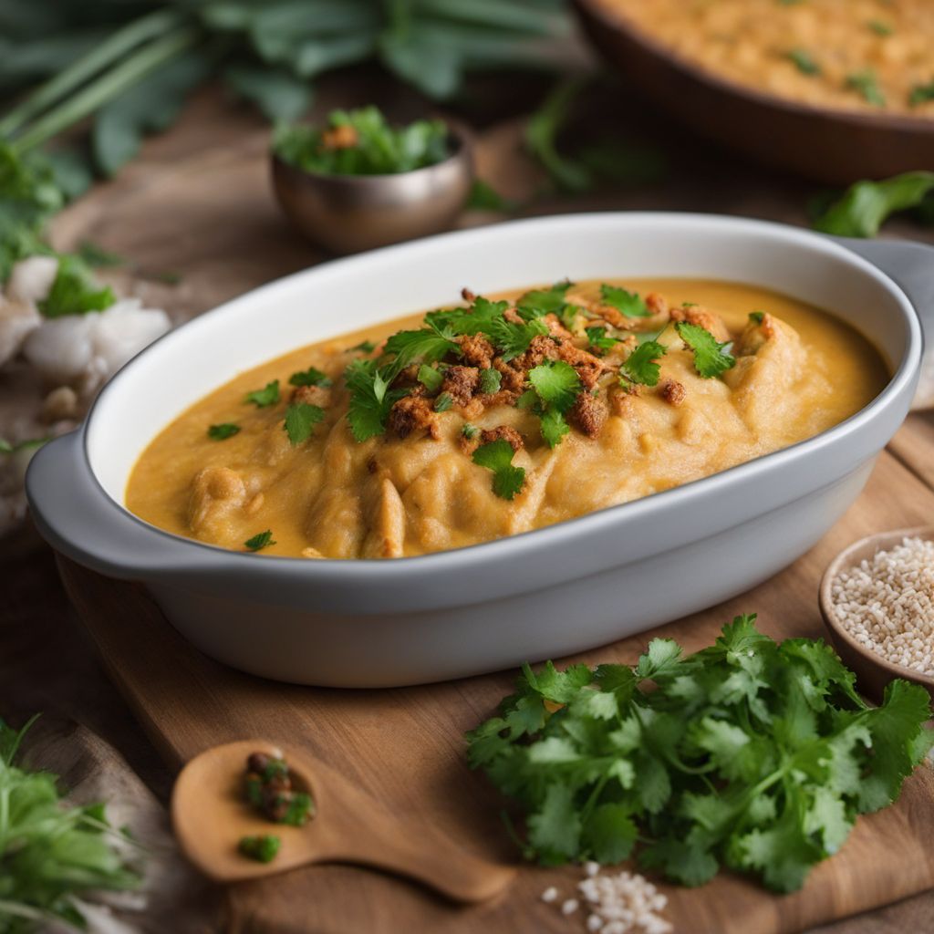 Marshallese-style Chicken Pudding