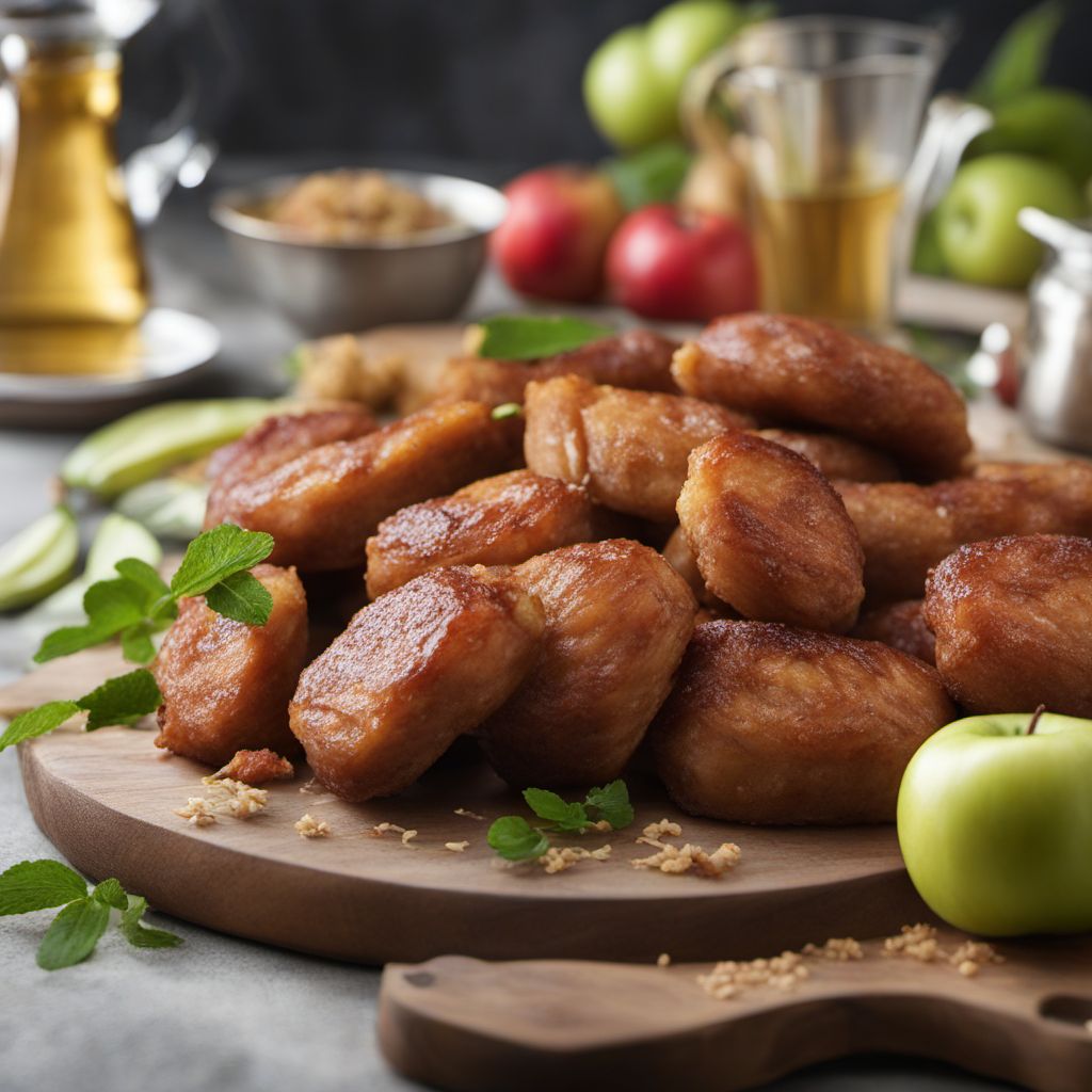 Mauritian-style Boudin Blanc with Apples