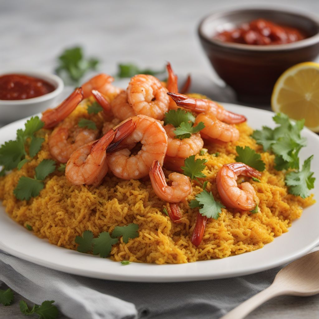 Mayi Moulen with Spicy Shrimp