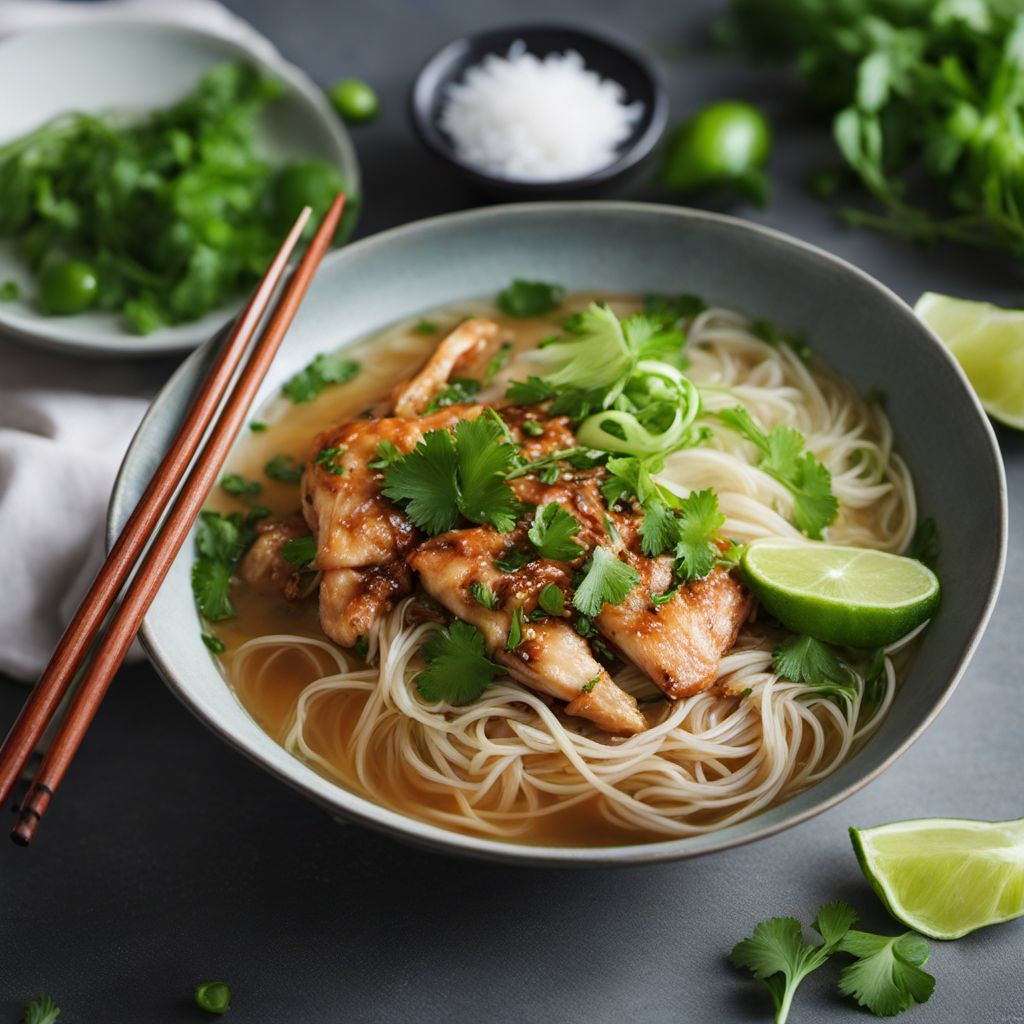 Miến Gà (Vietnamese Chicken Glass Noodle Soup)