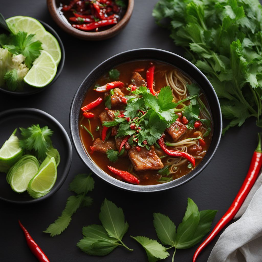 Miến Lươn with Lemongrass and Chili