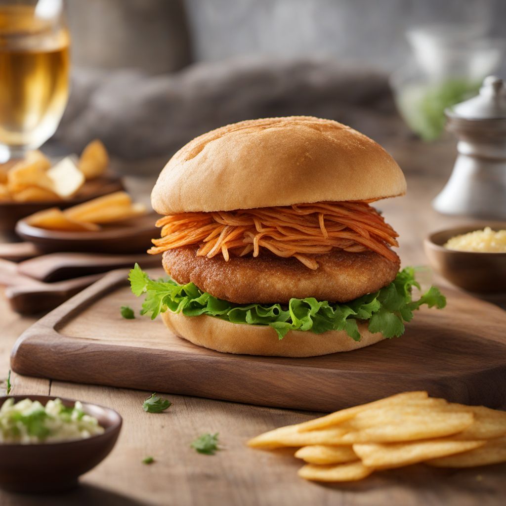 Mongolian-Style Crispy Potato Sandwich