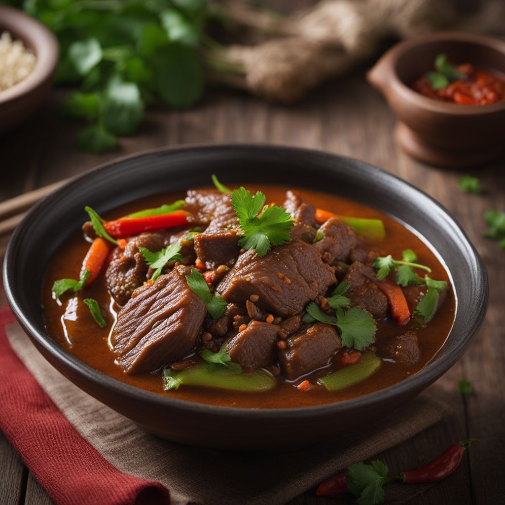 Mongolian-style Spiced Lamb Stew