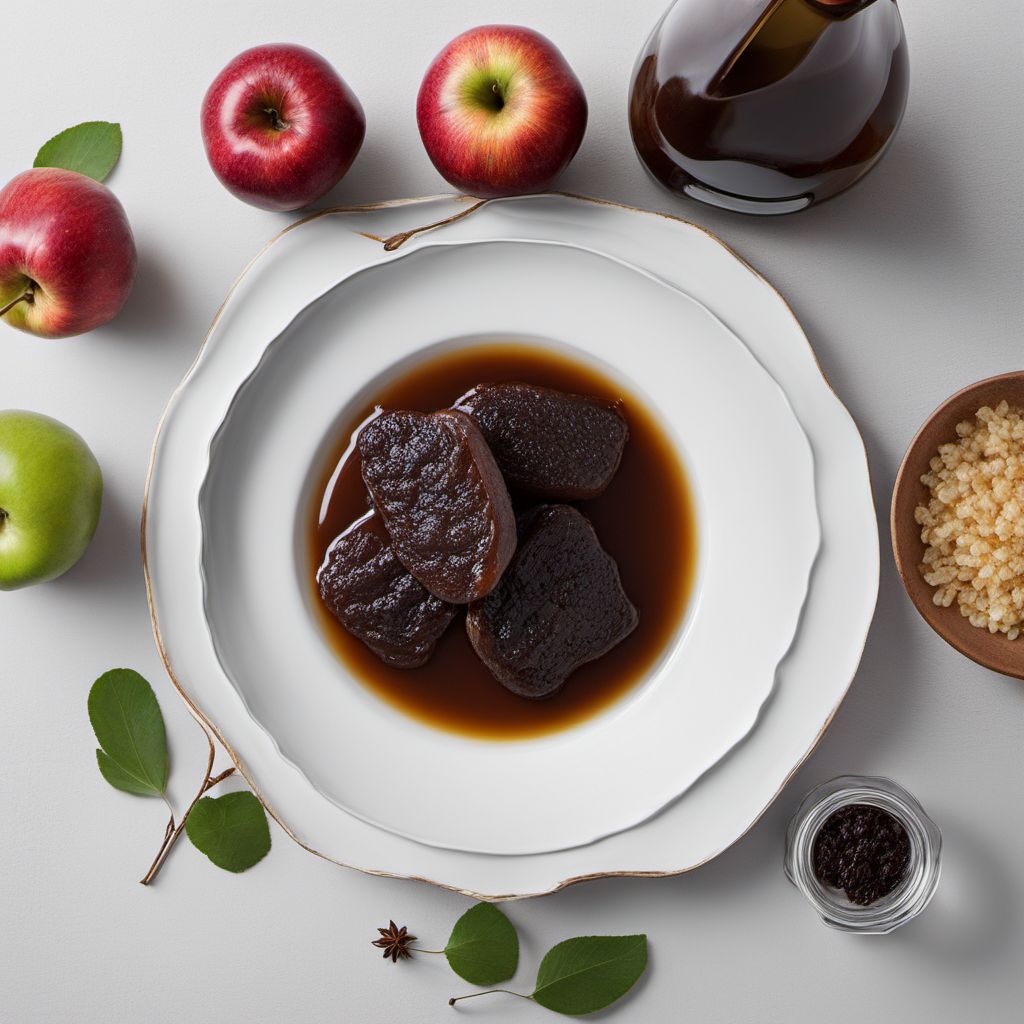 Morcilla de Granada with Apple Compote