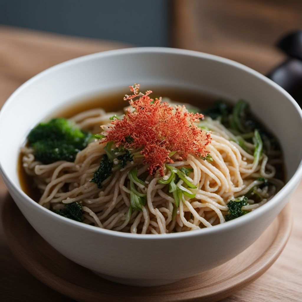 Mori Soba with Tempura Crumbs