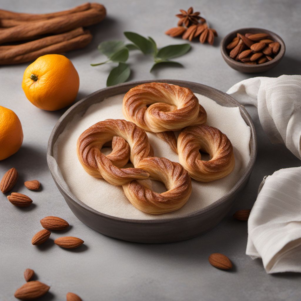 Moroccan Almond Snake Pastry