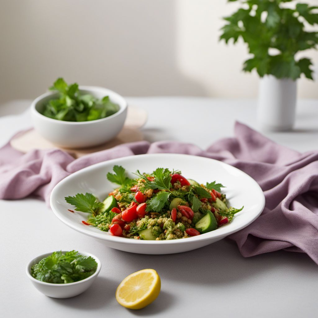 Moroccan-inspired Hummersalat