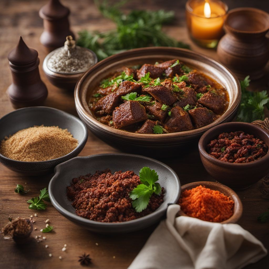 Moroccan-inspired Roccoco with Spiced Lamb