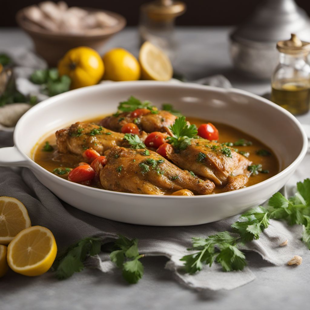 Moroccan-style Chicken Fricassee