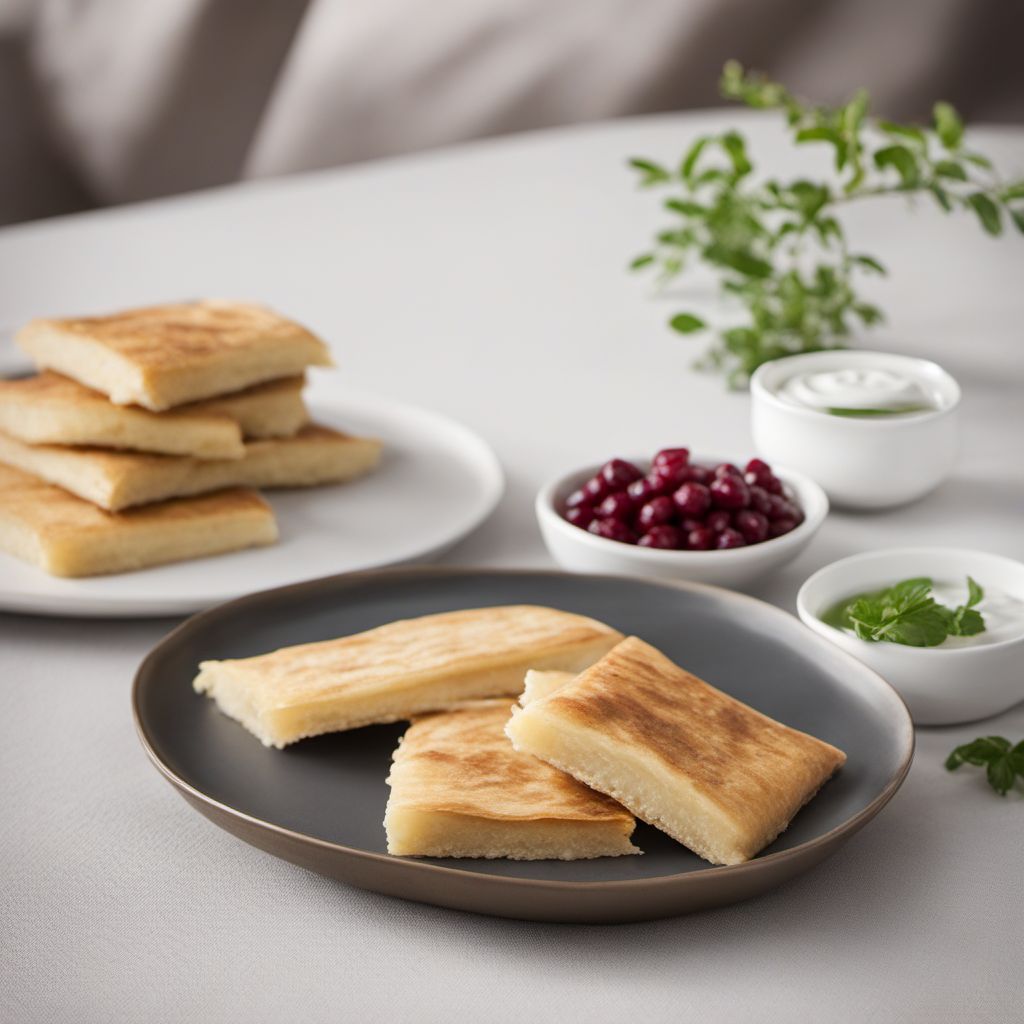 Møsbrømlefse with Lingonberry Jam