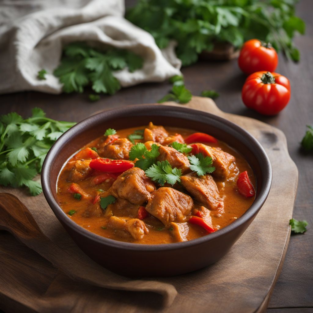 Mozambican Coconut Chicken Stew