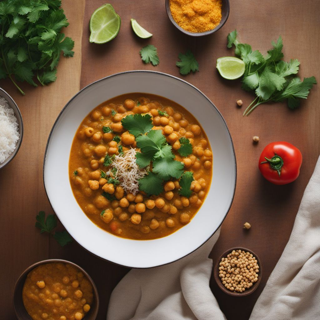 Mozambican Coconut Chickpea Stew