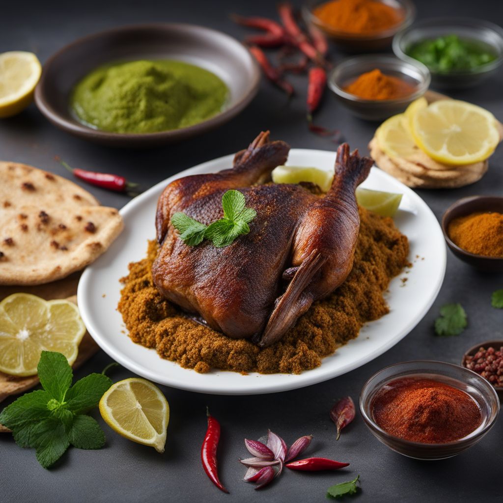 Muhajir-style Spiced Grilled Pigeon