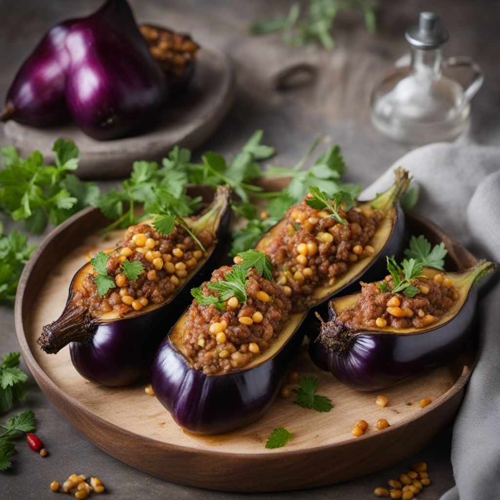 Muisca Stuffed Eggplants