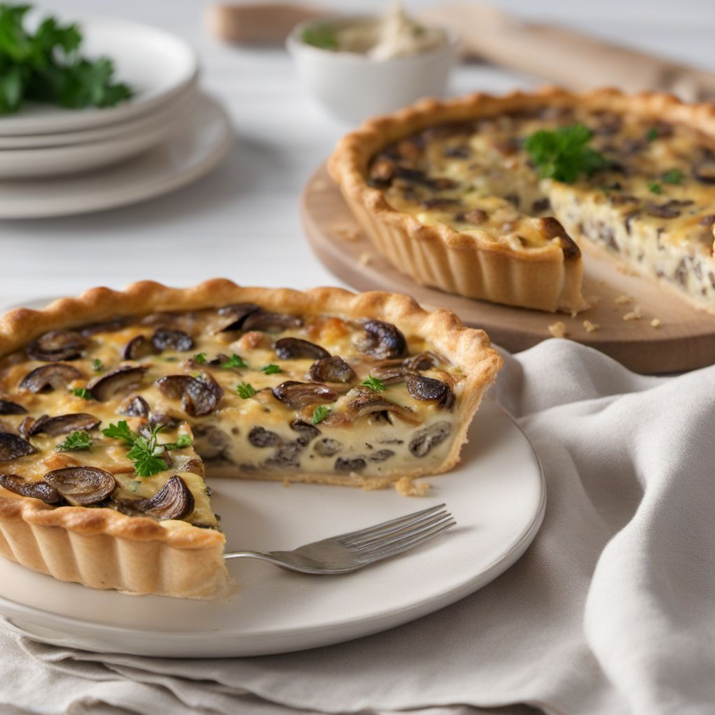 Mushroom Quiche