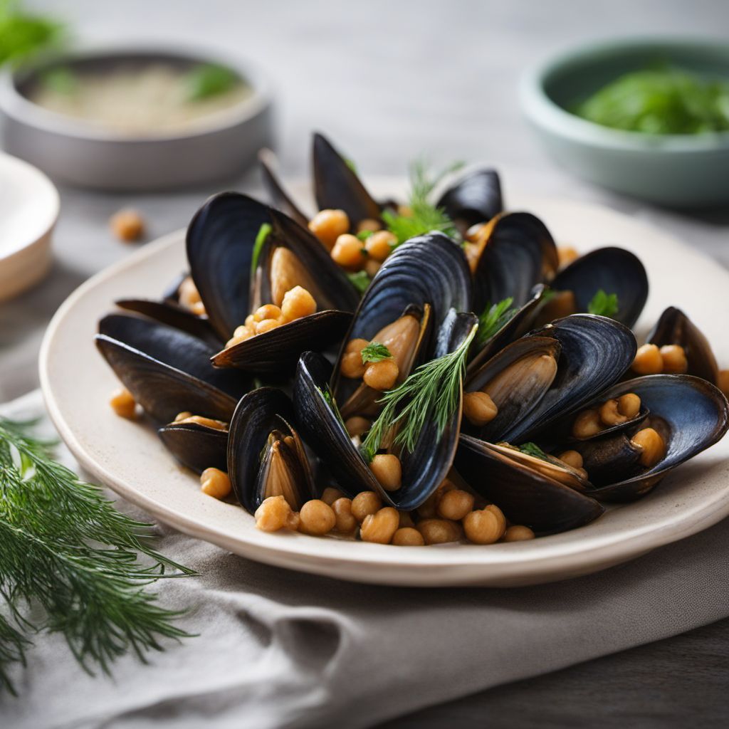 Mussels with Chickpeas