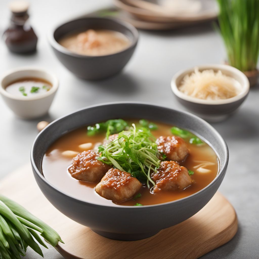 Nagoya-style Chicken Meatball Soup