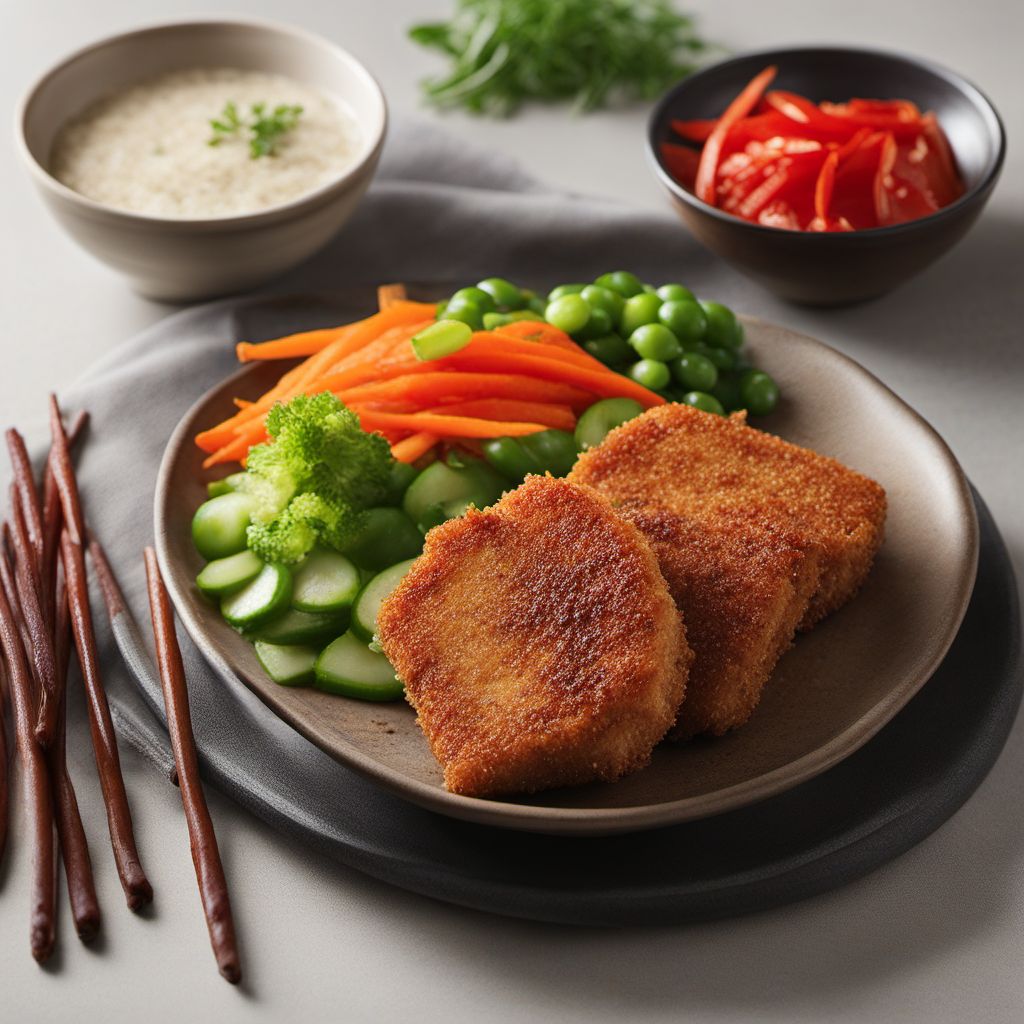 Nagoya-style Miso Katsu with Vegetable Medley