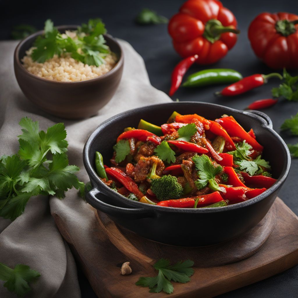 Namibian-style Spiced Vegetable Stir-Fry