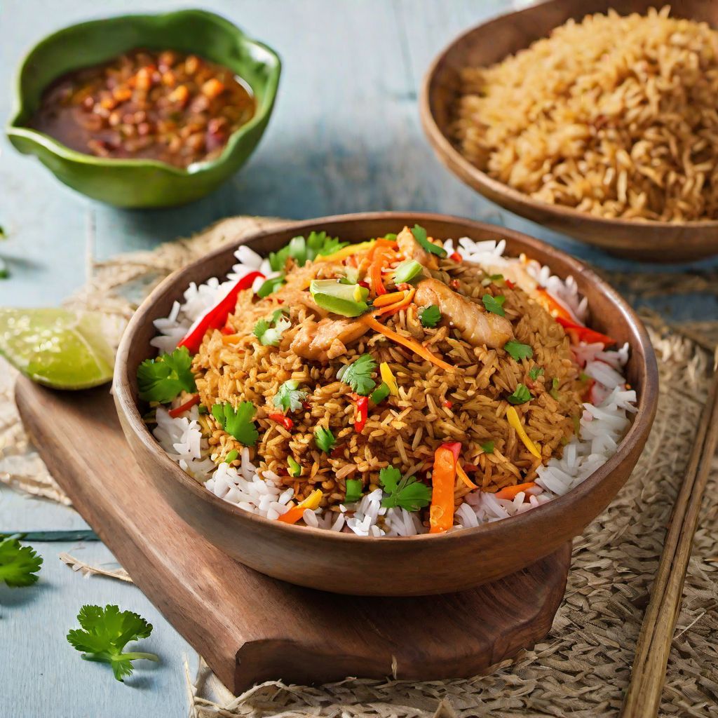 Caribbean-style Nasi Goreng