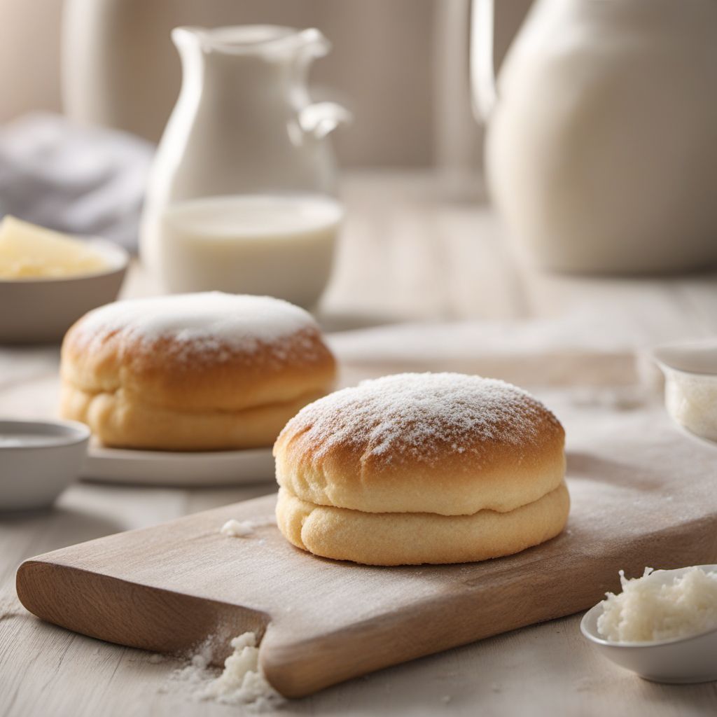 Nauruan Coconut Cream Buns