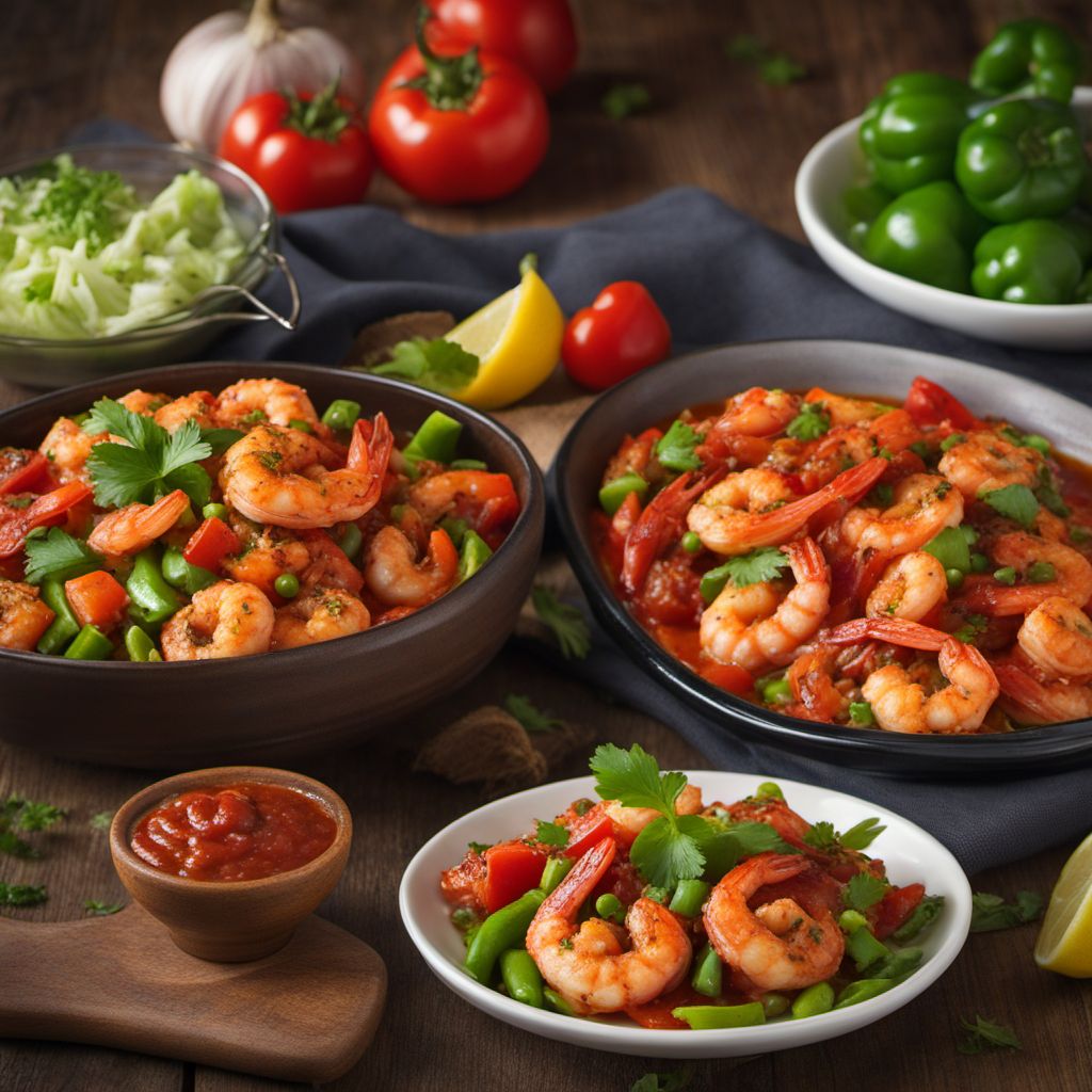 New Orleans Style Spicy Shrimp Pathia