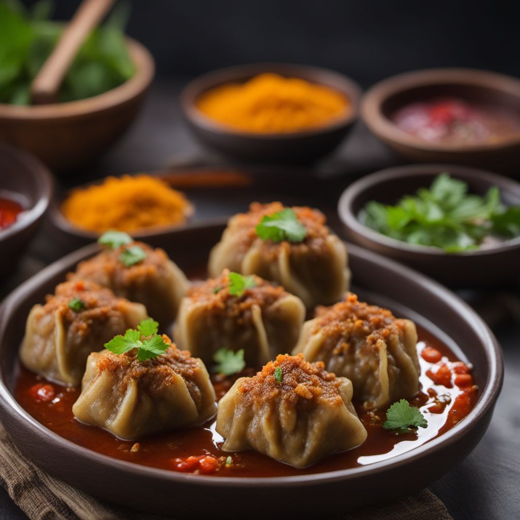 Newari-style Stuffed Dumplings