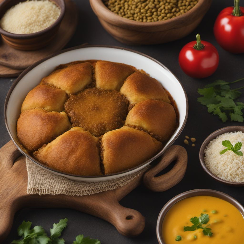 Newari-style Stuffed Krapfen