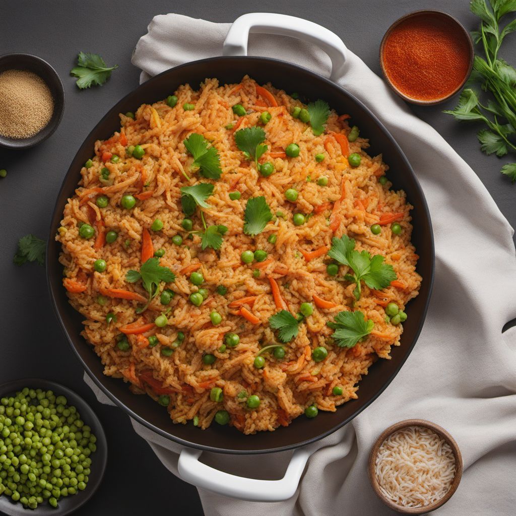 Nigerian-inspired Yin Yang Fried Rice