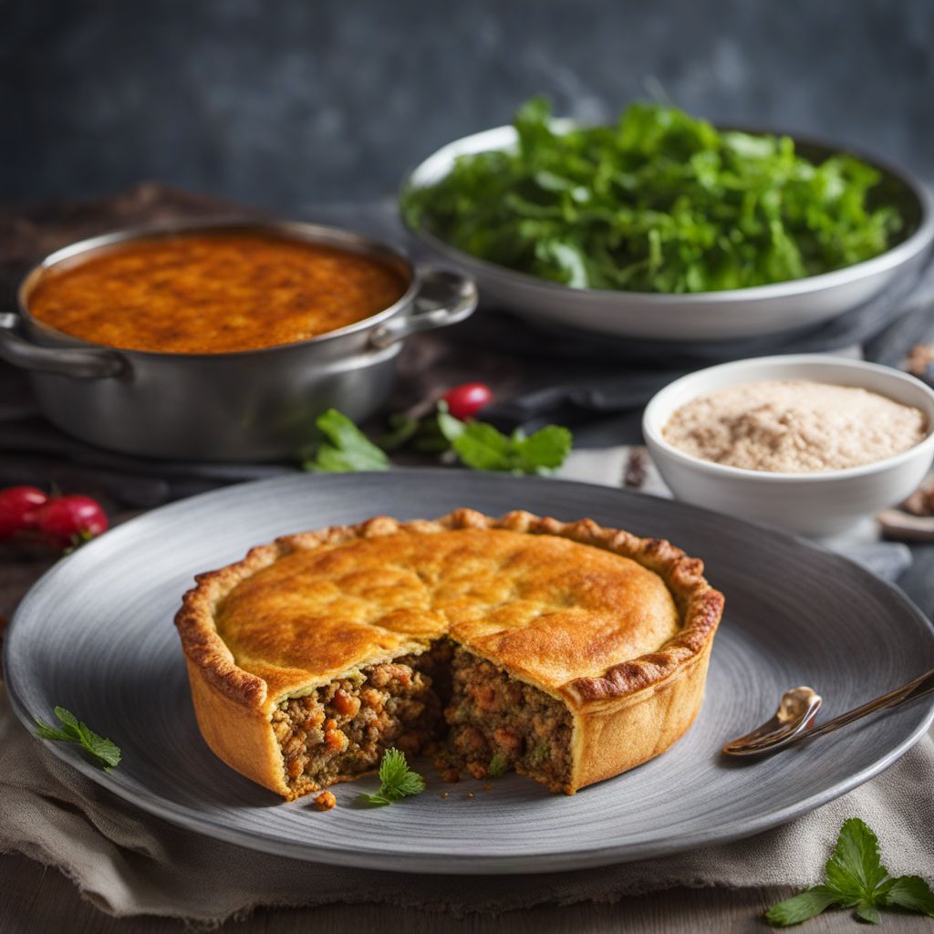 North Indian Style Tourte Lorraine