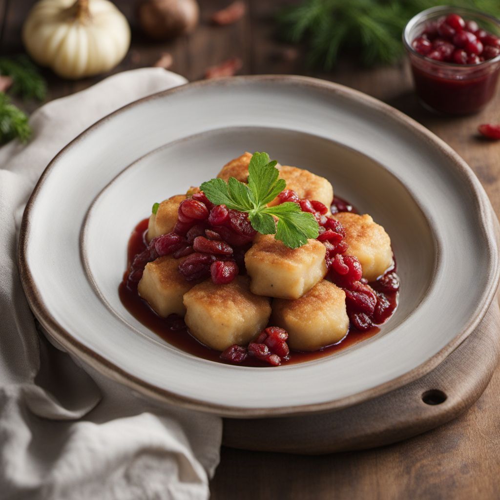 Norwegian Potato Dumplings with Bacon