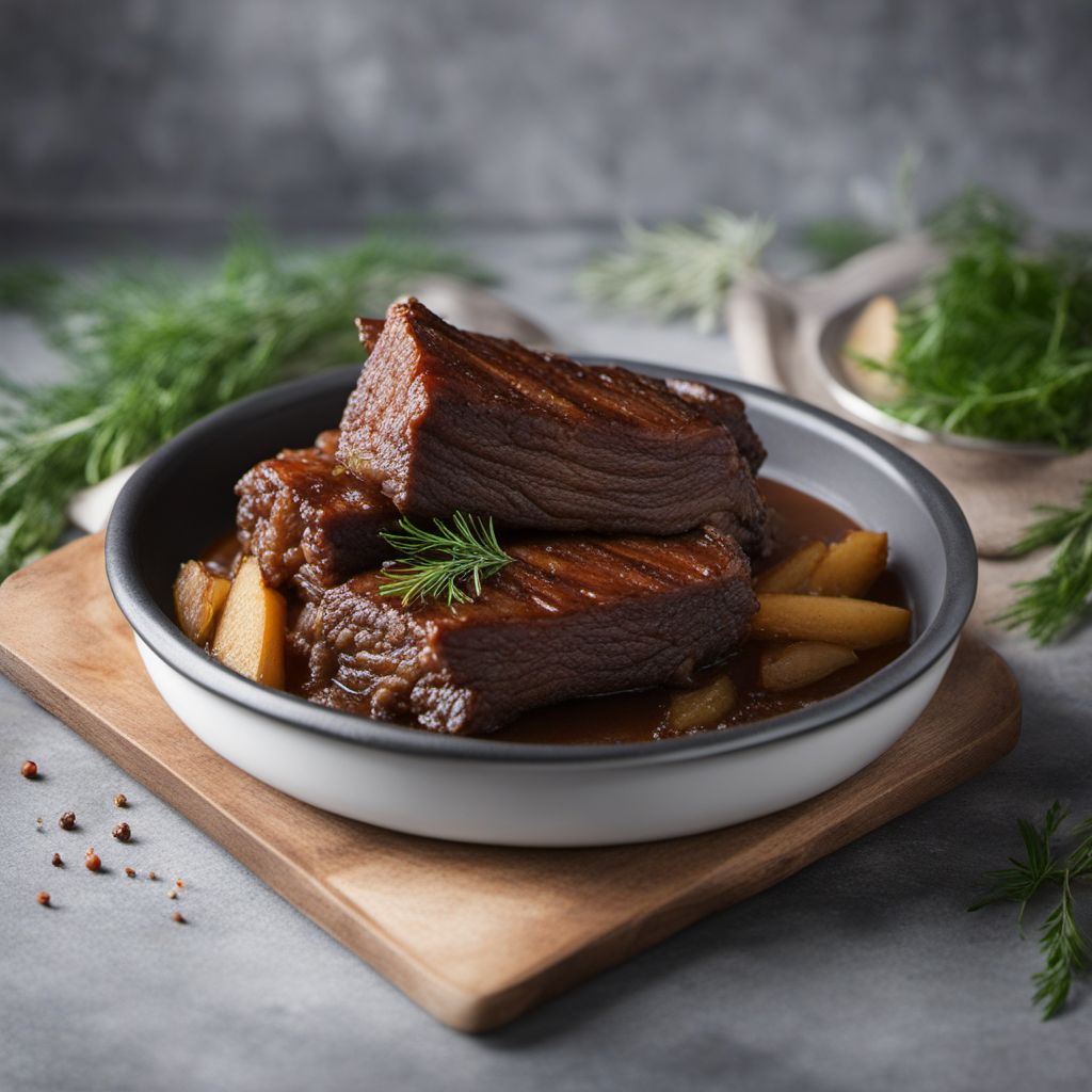 Norwegian-style Braised Beef Ribs