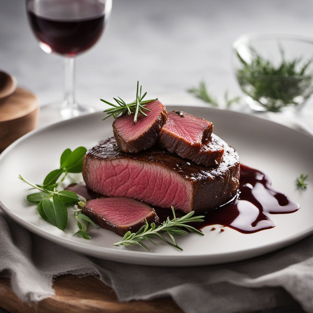 Norwegian Venison Steak with Wild Game Sauce