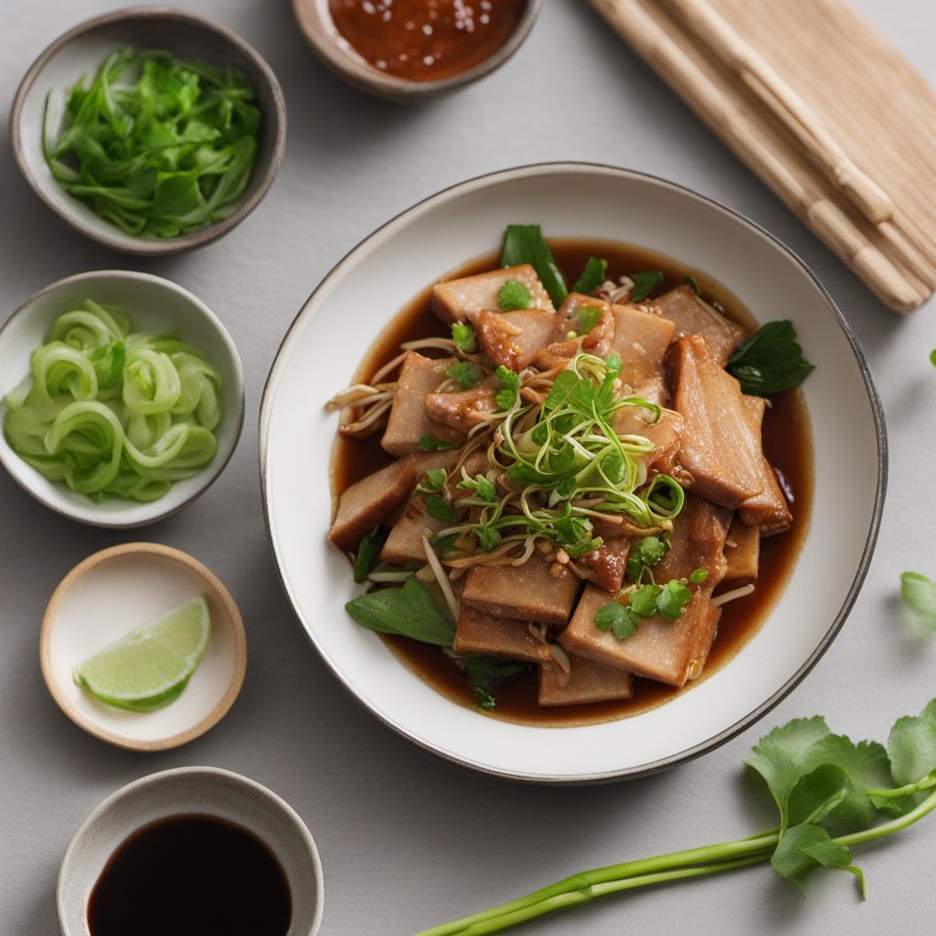 Okinawan Goya Chanpuru with Tofu and Pork