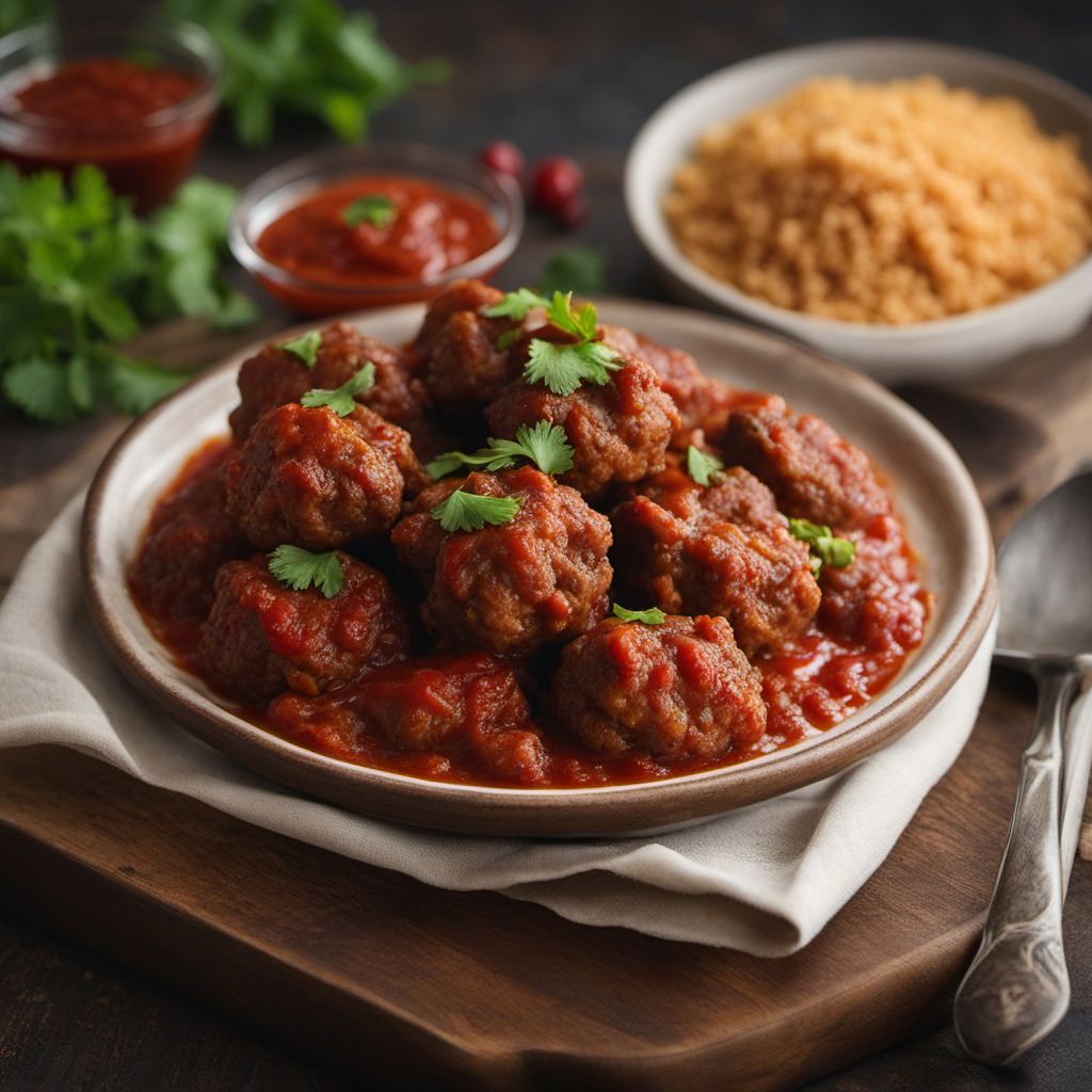 Omani-style Meatballs with Spiced Tomato Sauce