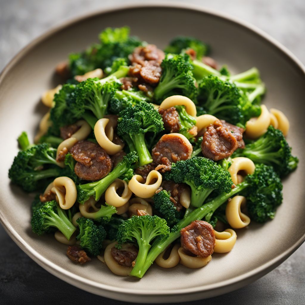 Orecchiette with Broccoli Rabe and Sausage