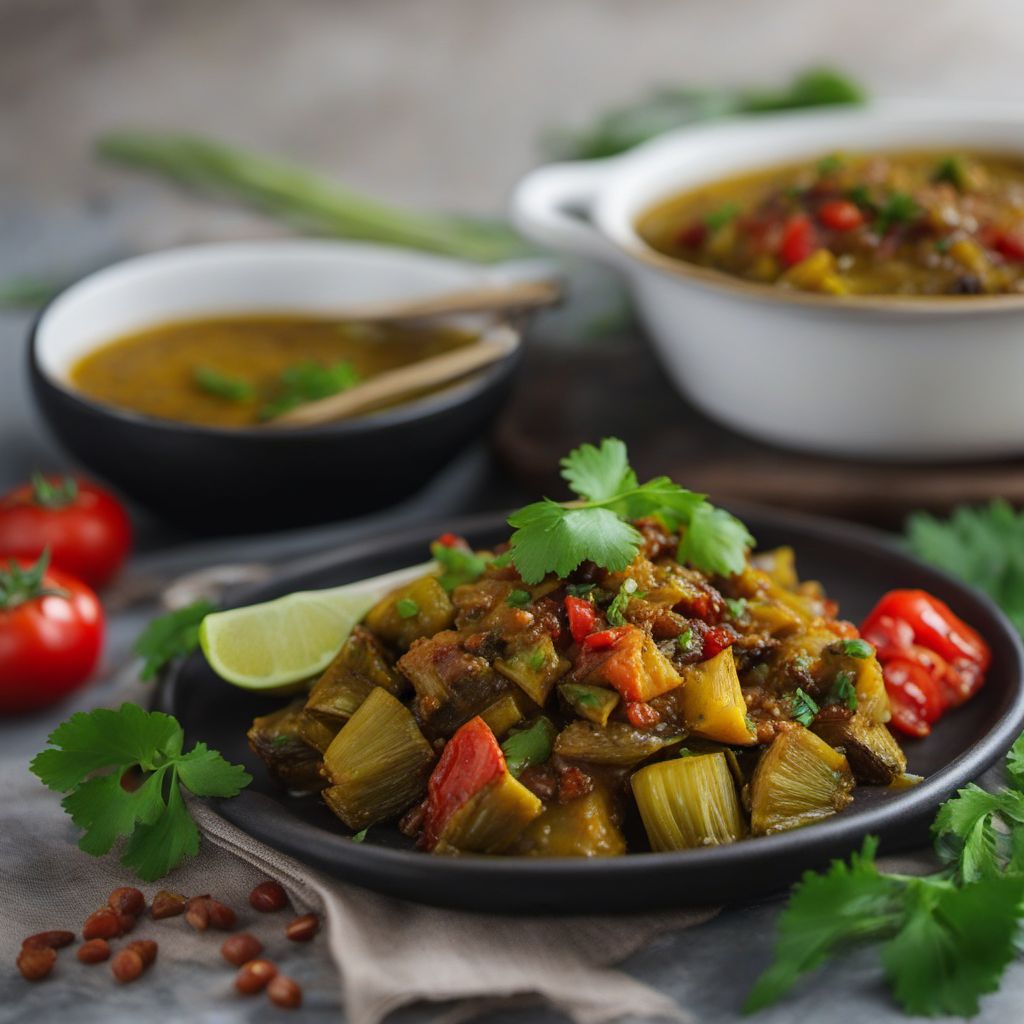 Oriya Style Artichoke Caponata