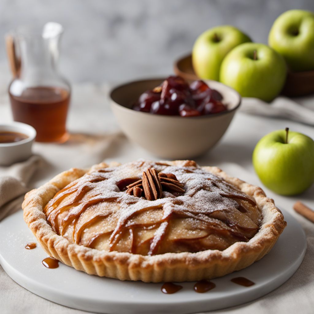 Otaheite Apple Galette with Caramel Drizzle